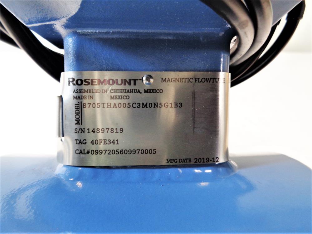 Rosemount 1/2" 300# PTFE Lined Magnetic Flowtube 8705THA005C3M0N5G1B3